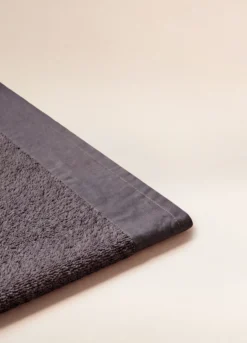Asciugamano mani in cotone con fascia liscia