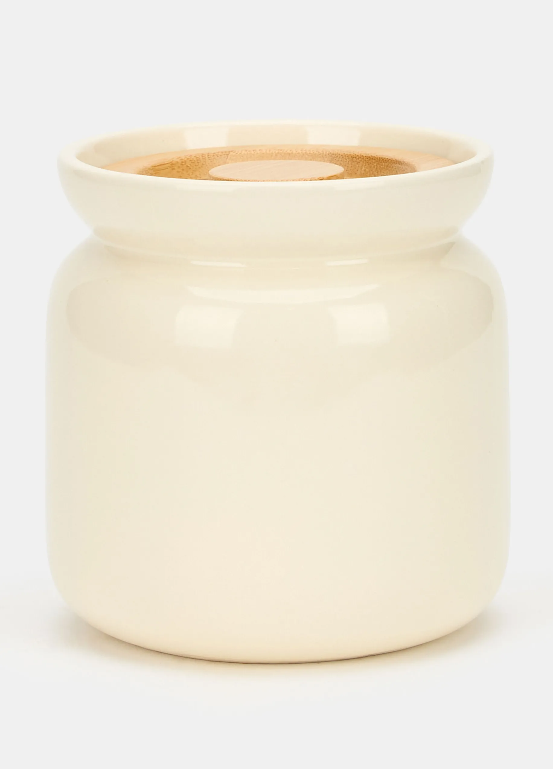 Barattolino in ceramica con coperchio