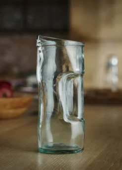 brocca in vetro riciclato 1,3L