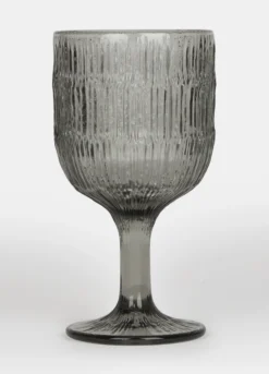 Calice grigio con texture zigrinata
