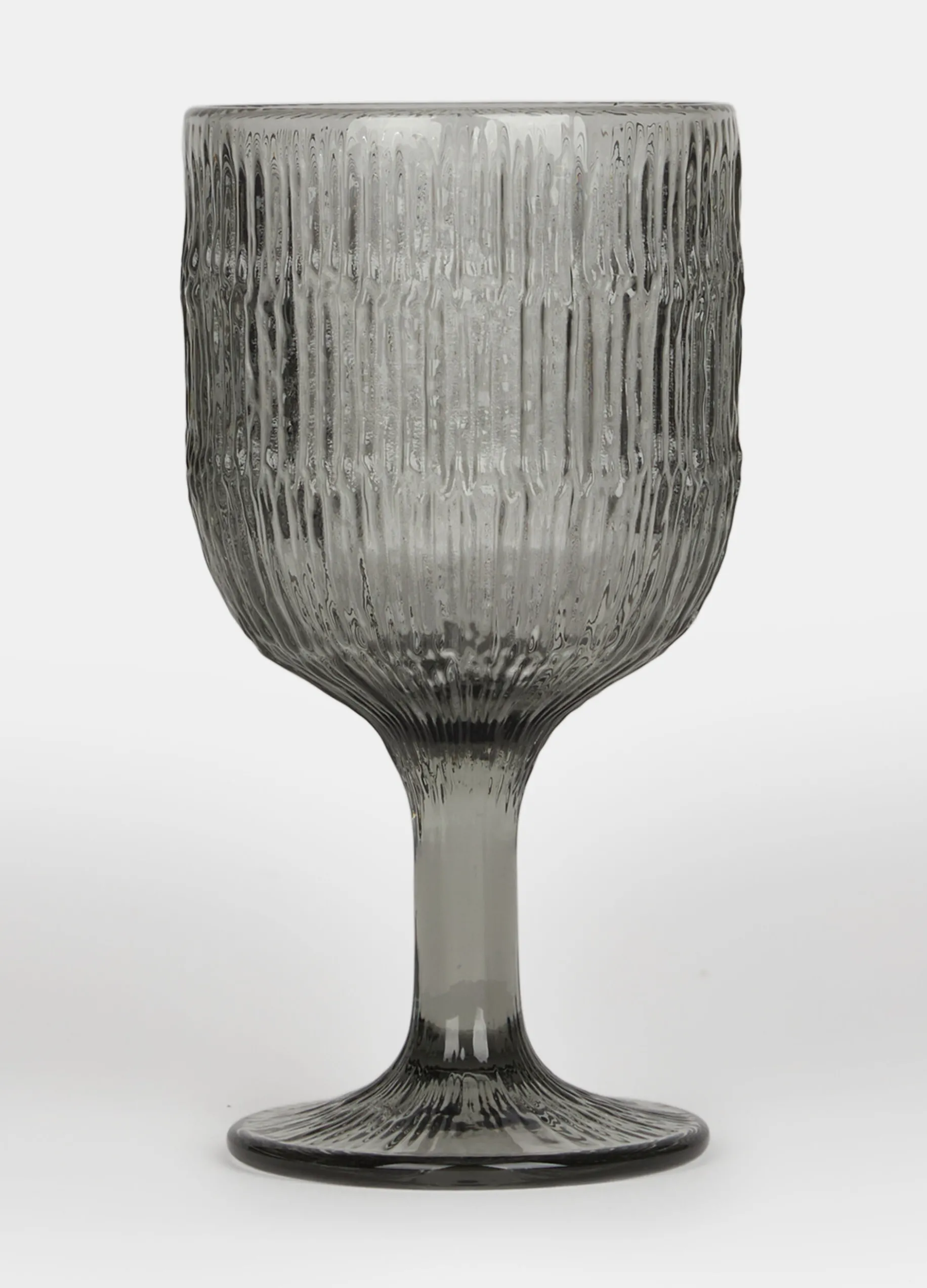 Calice grigio con texture zigrinata