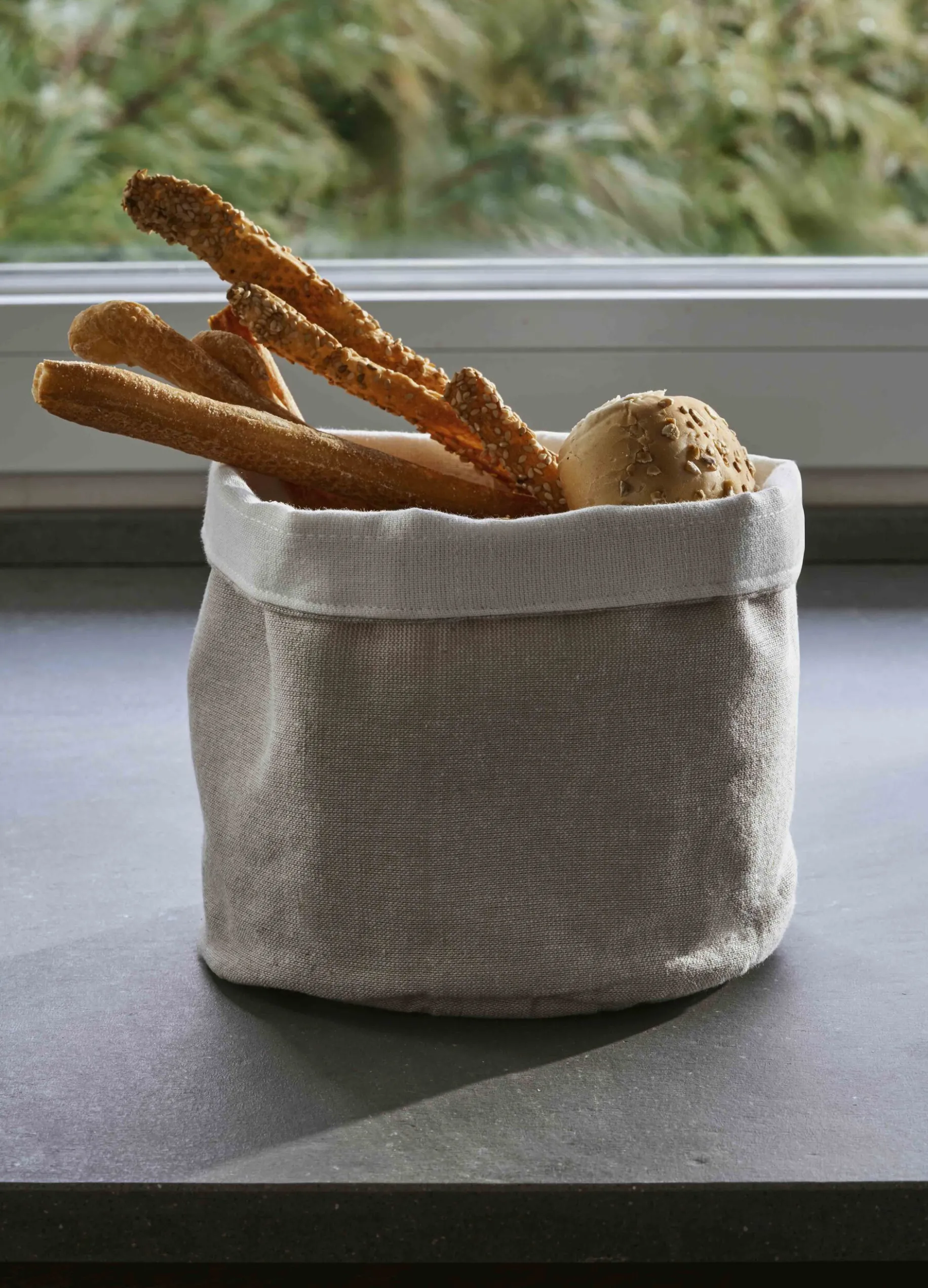 Cestino del pane in cotone mélange