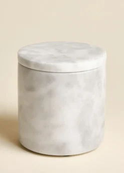 Contenitore in marmo da bagno