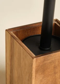 Contenitore scopino in legno di acacia