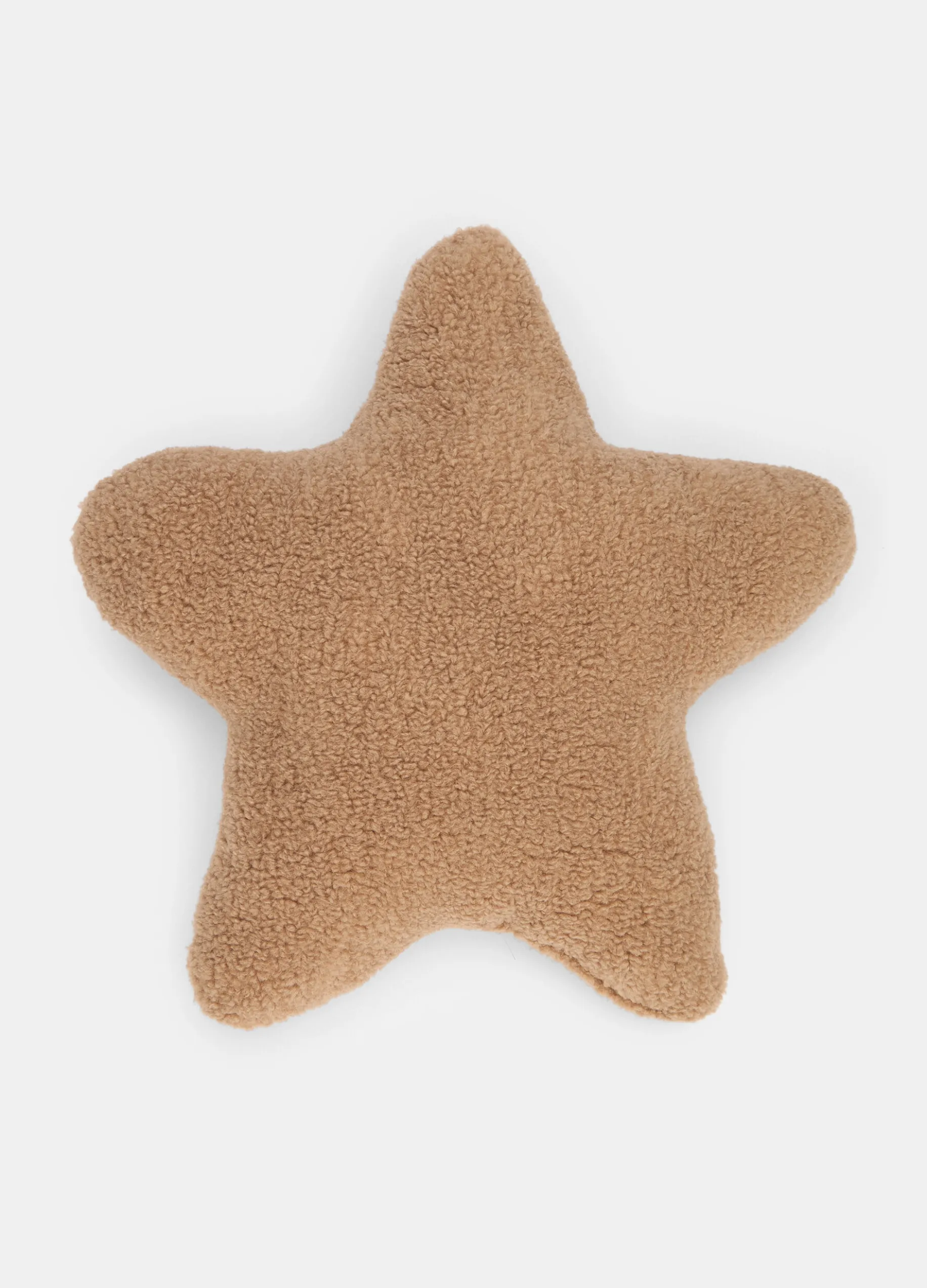 Cuscino stella imbottito con tessuto loop
