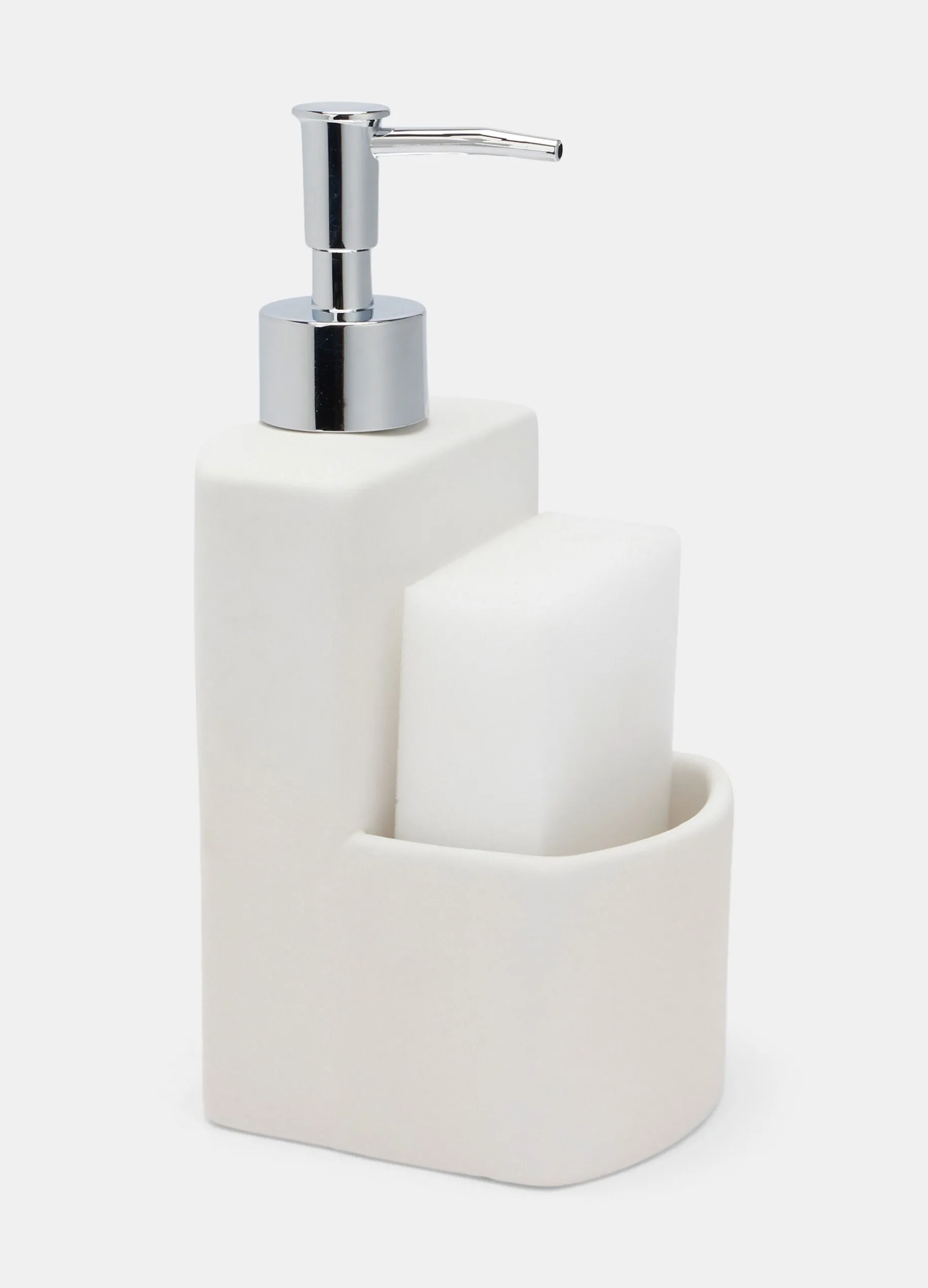 Dispenser sapone con porta saponetta