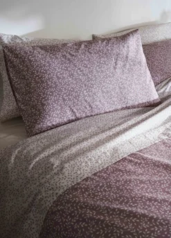 Federa in puro cotone con stampa floreale