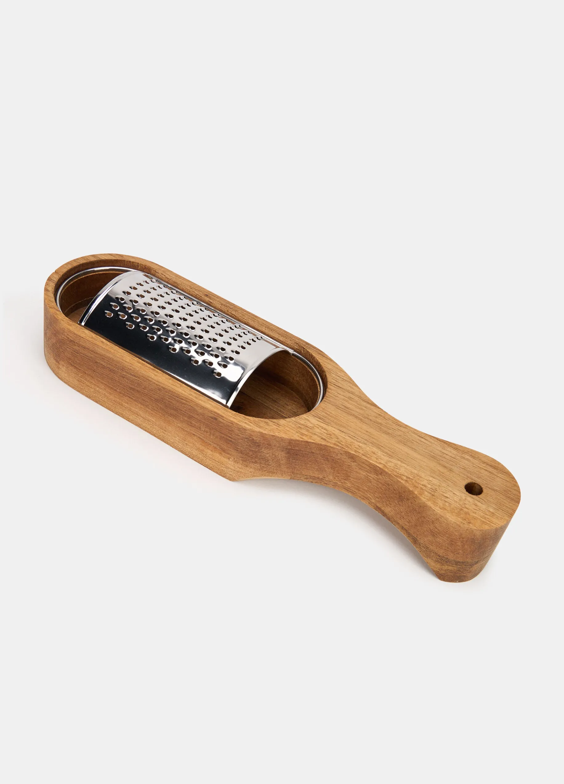 Grattugia con manico in legno