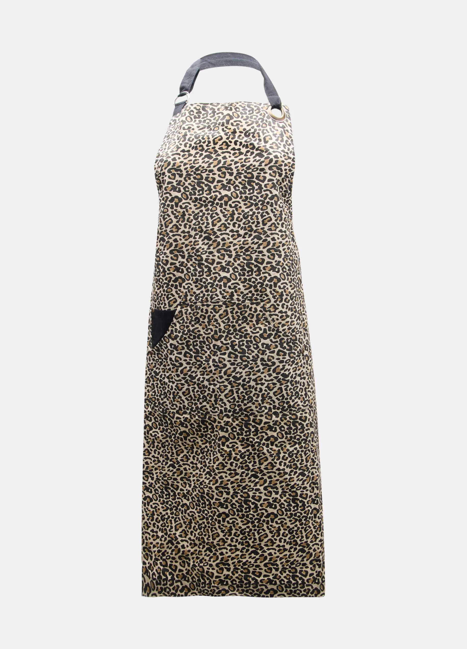 Grembiule in cotone con motivo animalier
