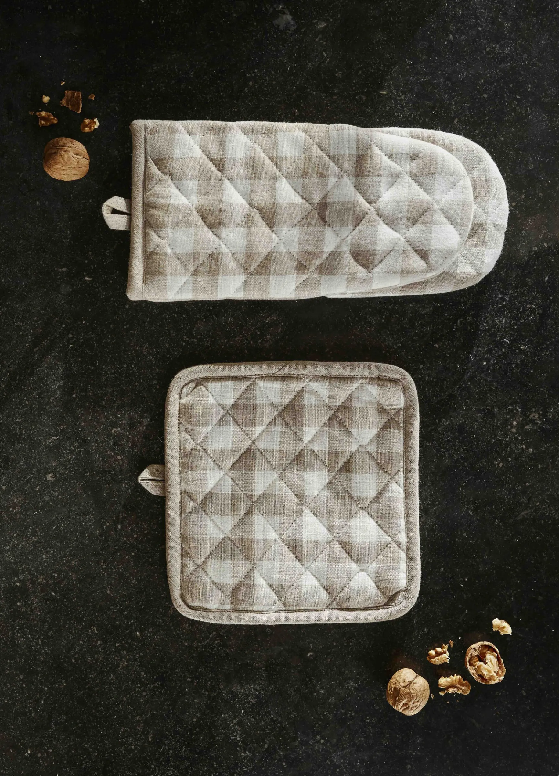 Guanto da cucina in cotone a quadretti