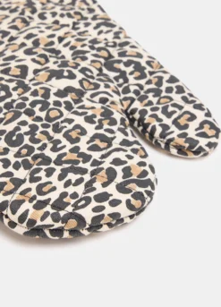 Guanto da forno con motivo animalier