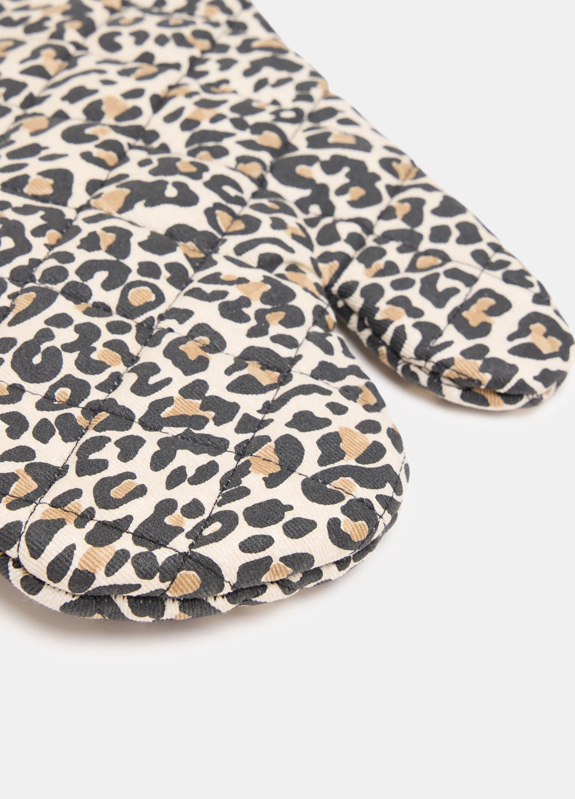 Guanto da forno con motivo animalier