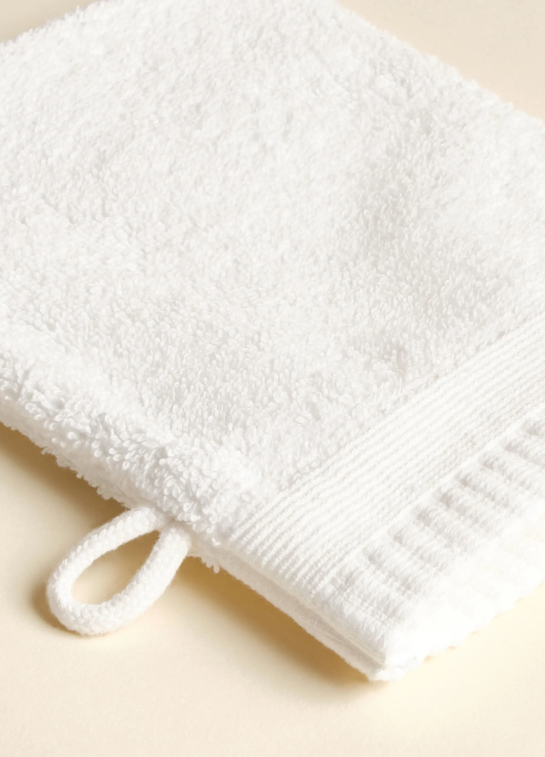 Guanto in spugna di puro cotone 520 gsm