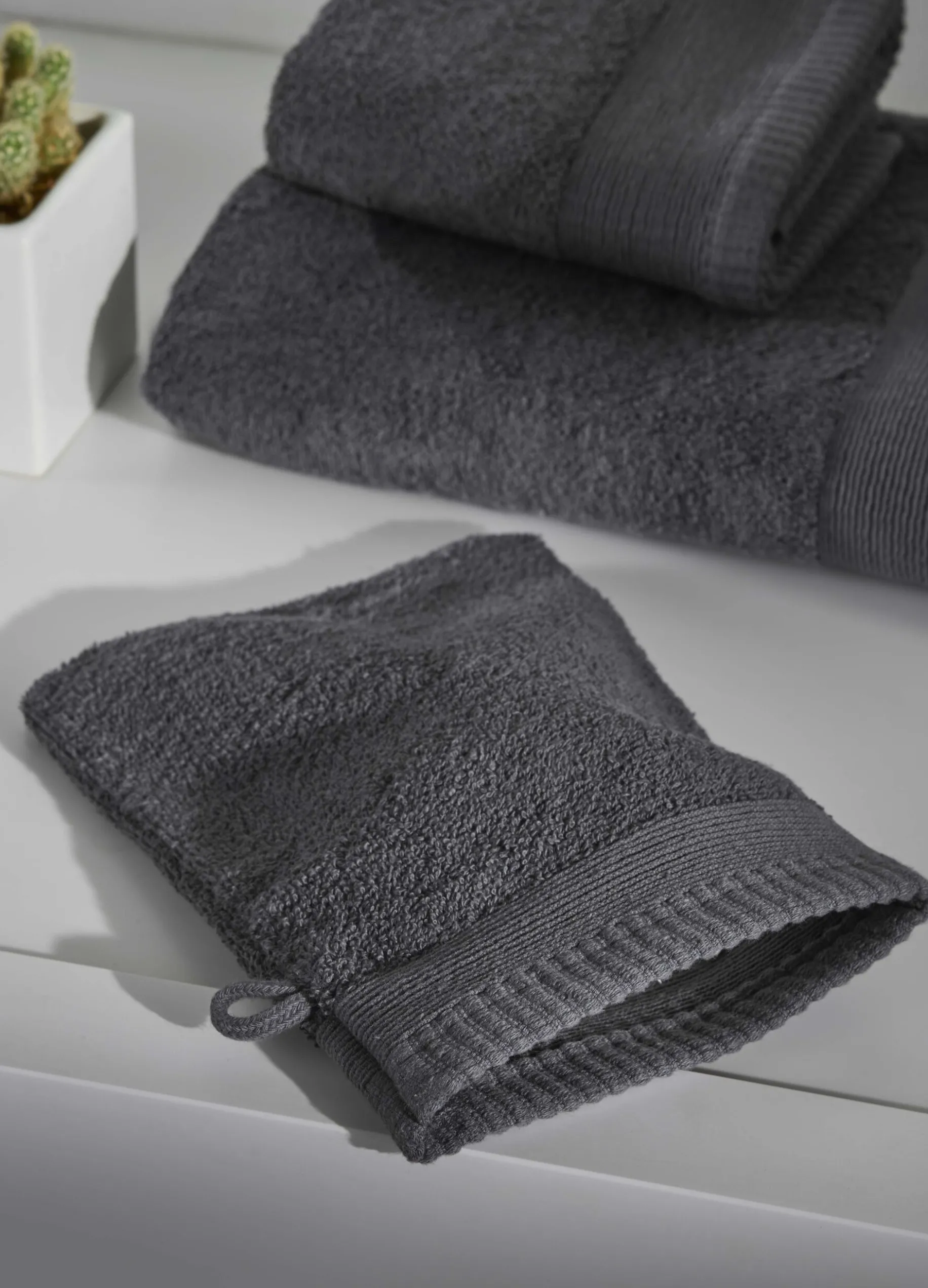 Guanto in spugna di puro cotone 520 gsm