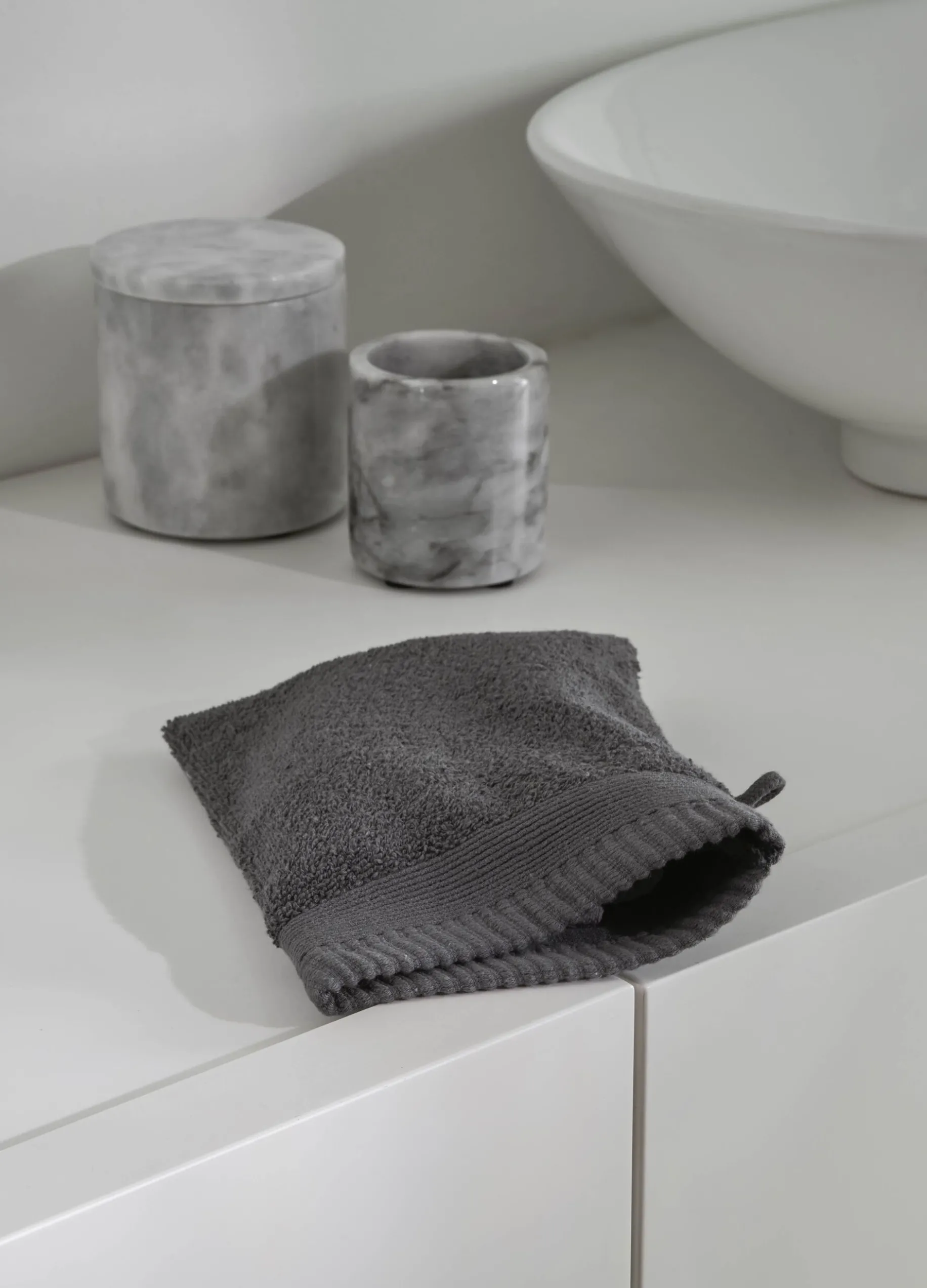 Guanto in spugna di puro cotone 520 gsm
