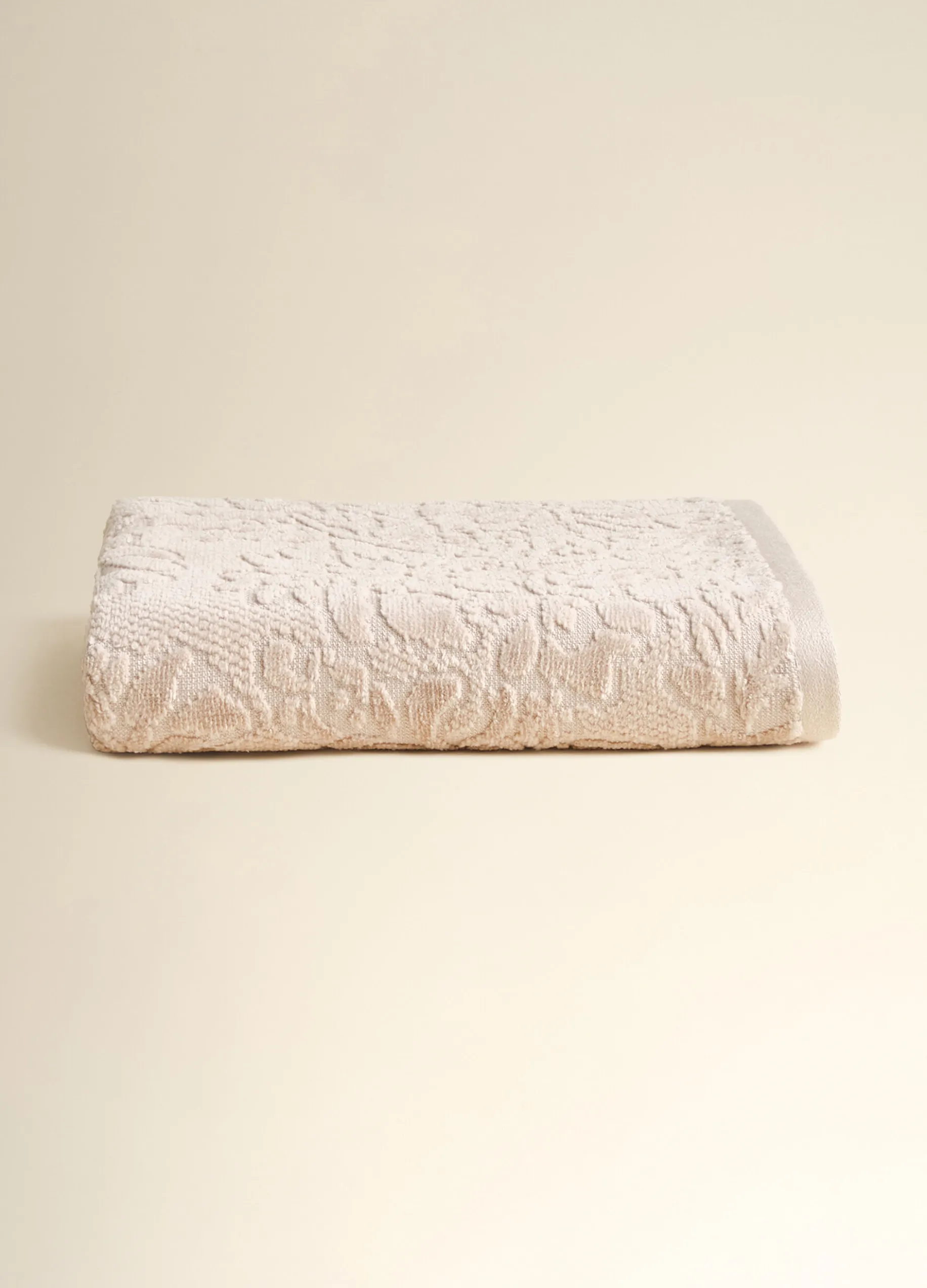 Lavetta in puro cotone jacquard Made in Portogallo