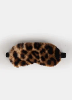 Mascherina per dormire leopardata