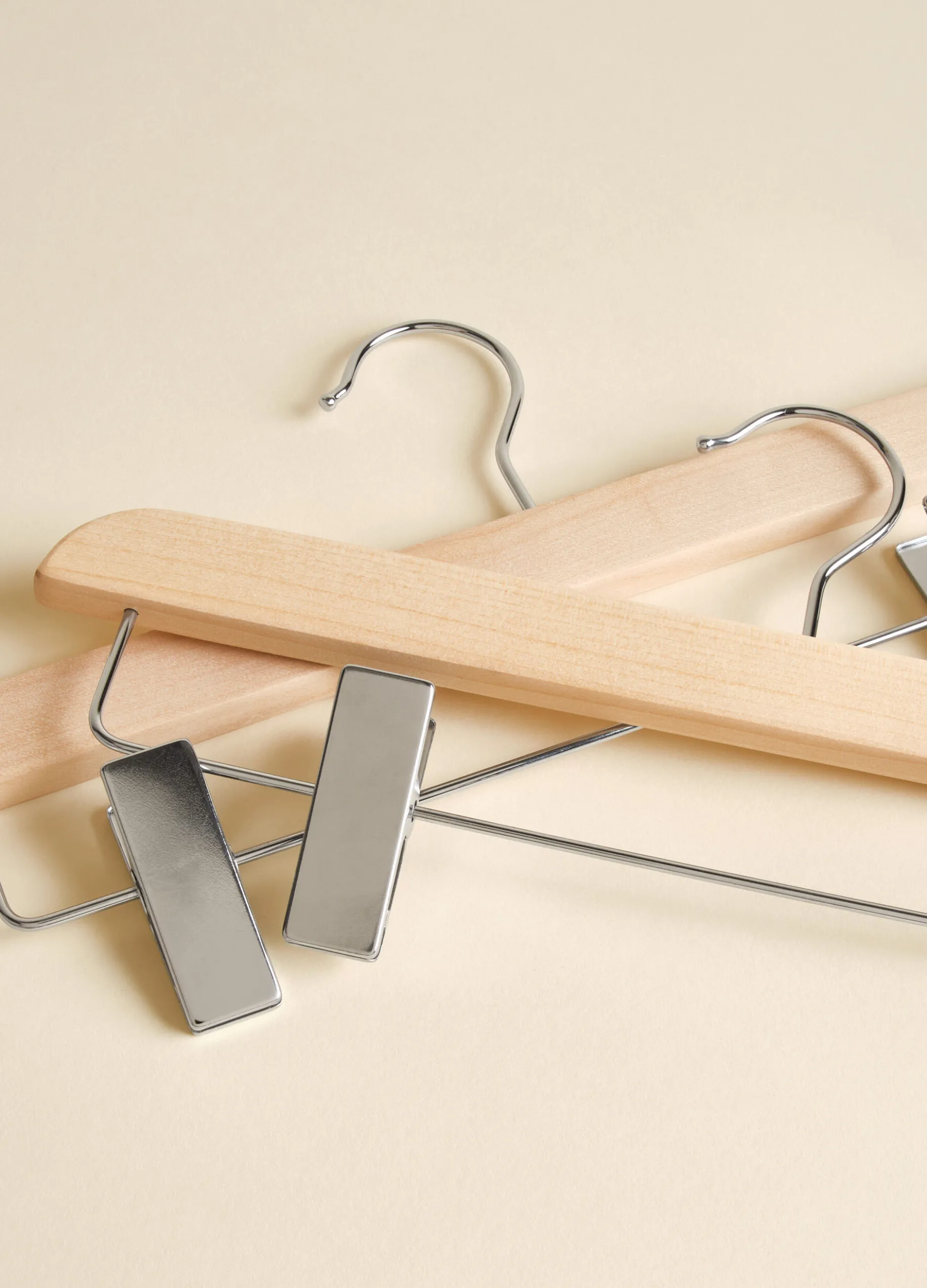 2 pack grucce in legno con pinze