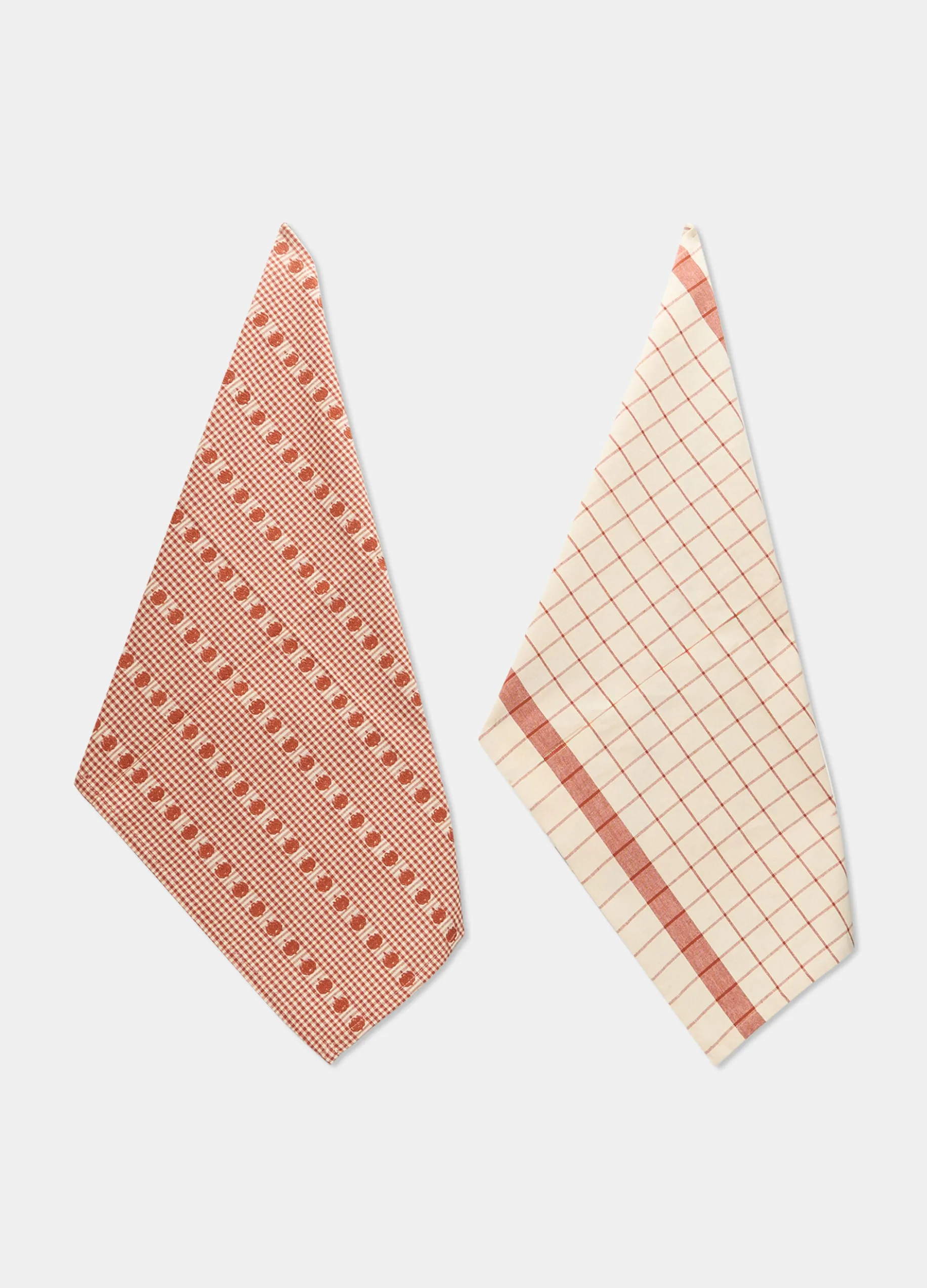 2 pack strofinacci in cotone zucche