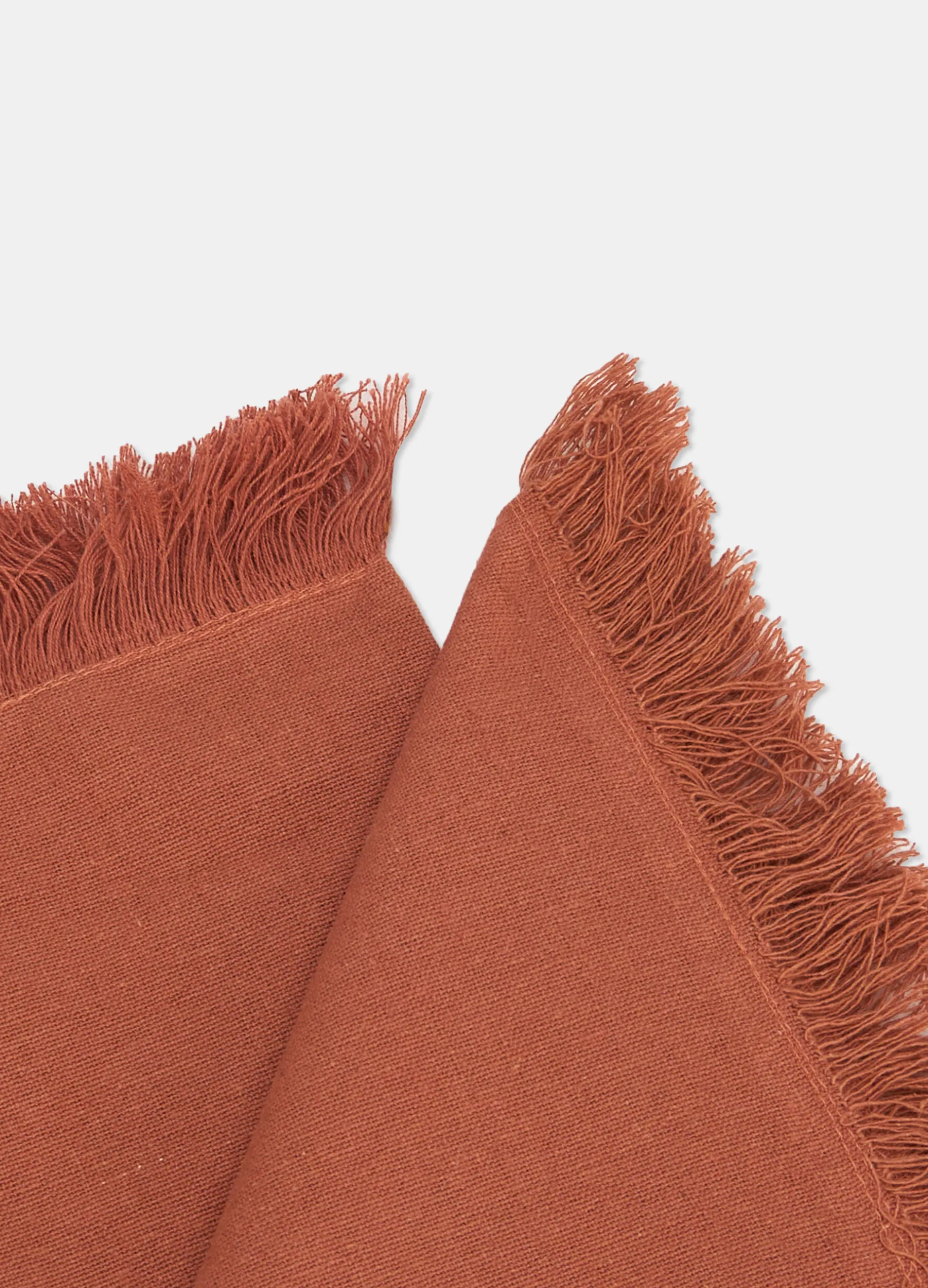 2 pack tovaglioli in cotone con frange