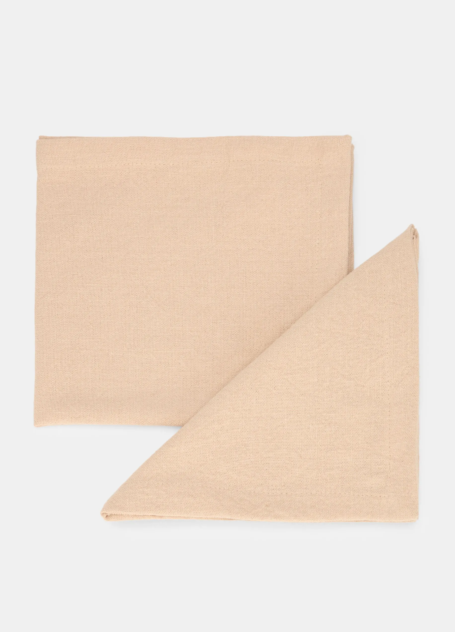 2 pack tovaglioli in cotone grezzo
