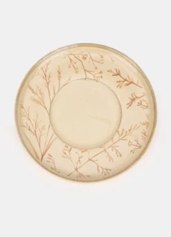 Piattino per tazza in ceramica dipinta