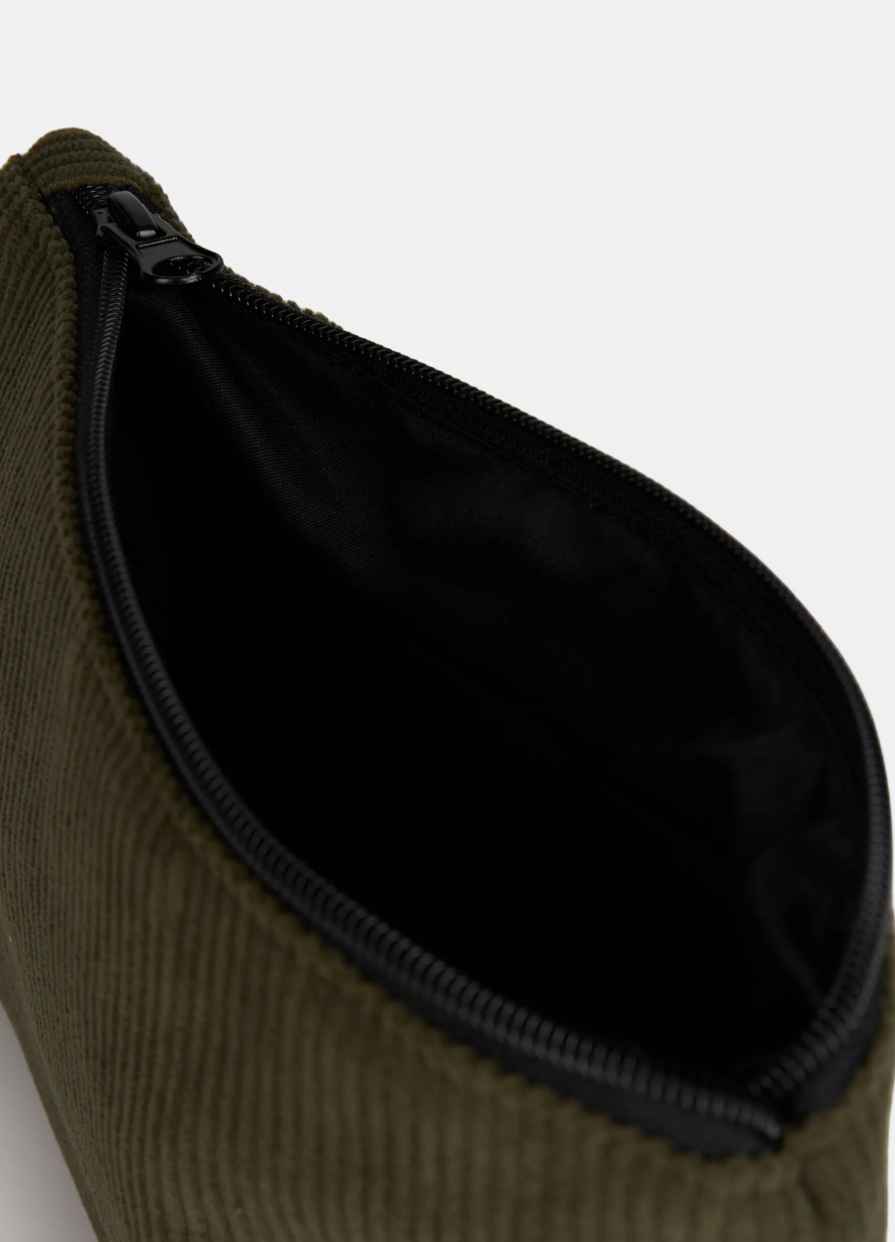 Pochette in vellutino a coste