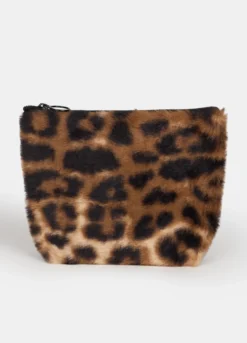 Pochette piccola con motivo leopardato