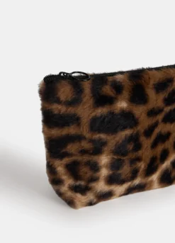 Pochette piccola con motivo leopardato