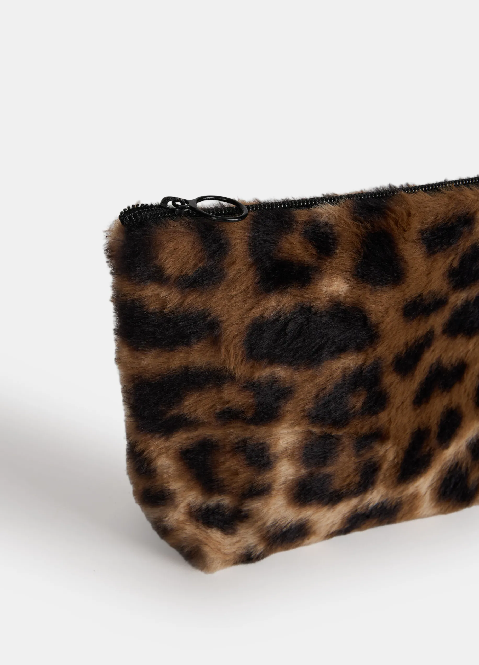 Pochette piccola con motivo leopardato