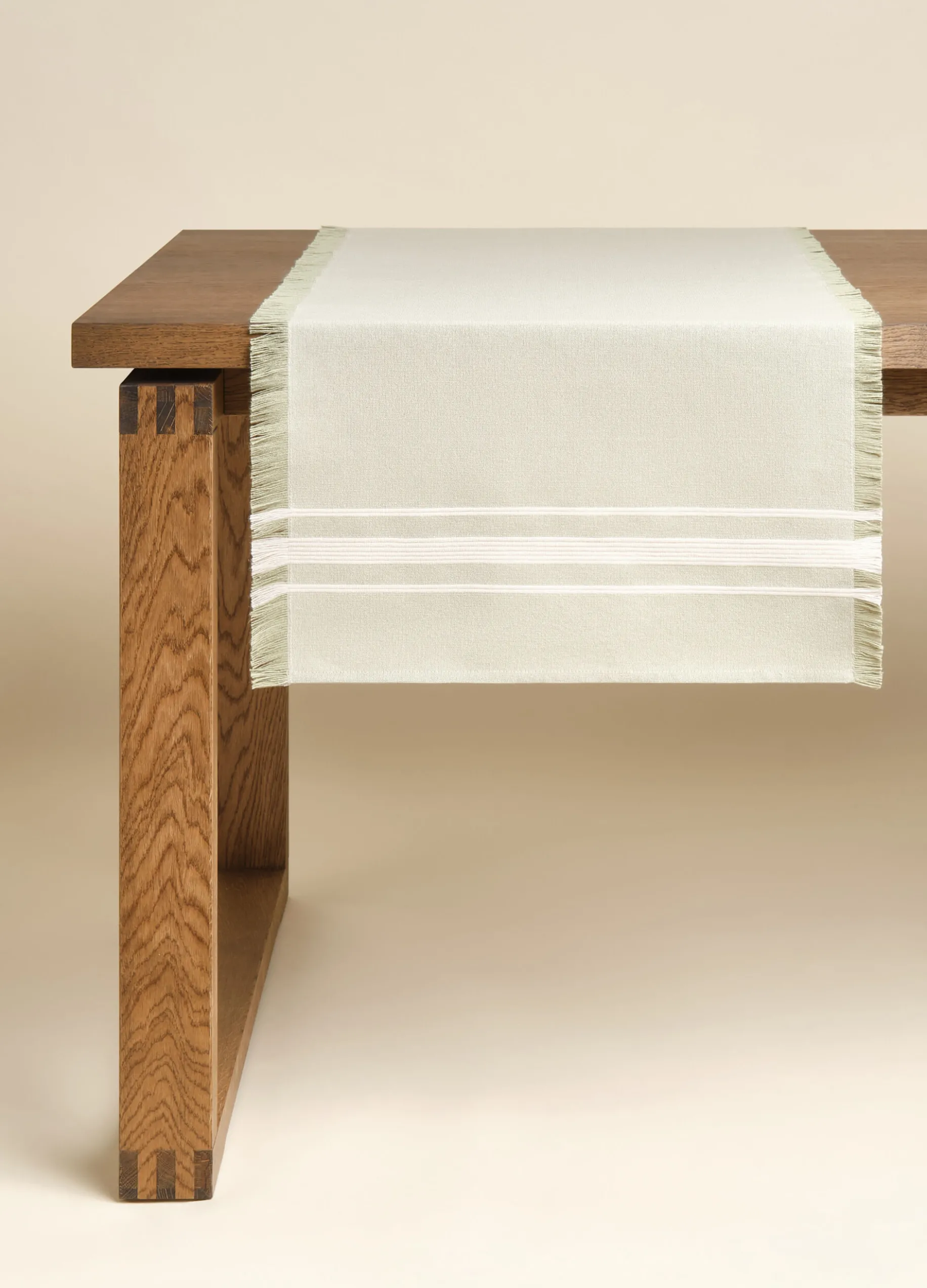 Runner bio in puro cotone sfrangiato