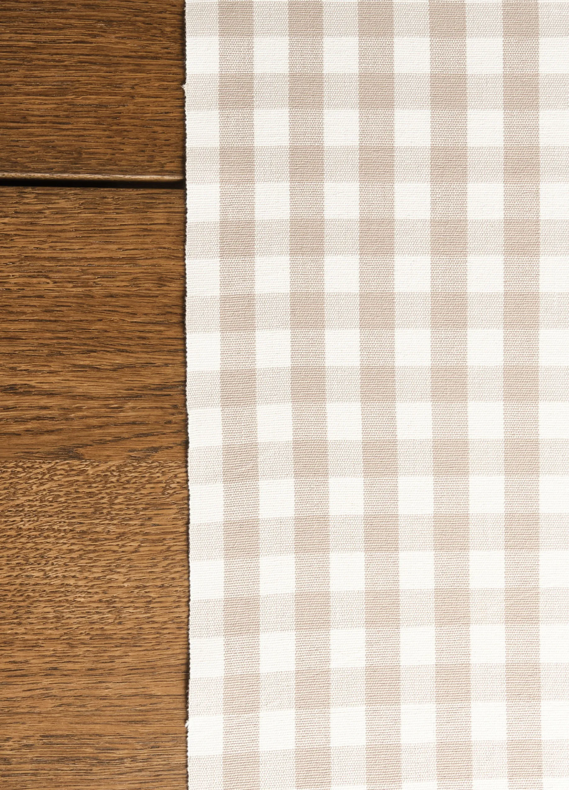 Runner in cotone a quadretti