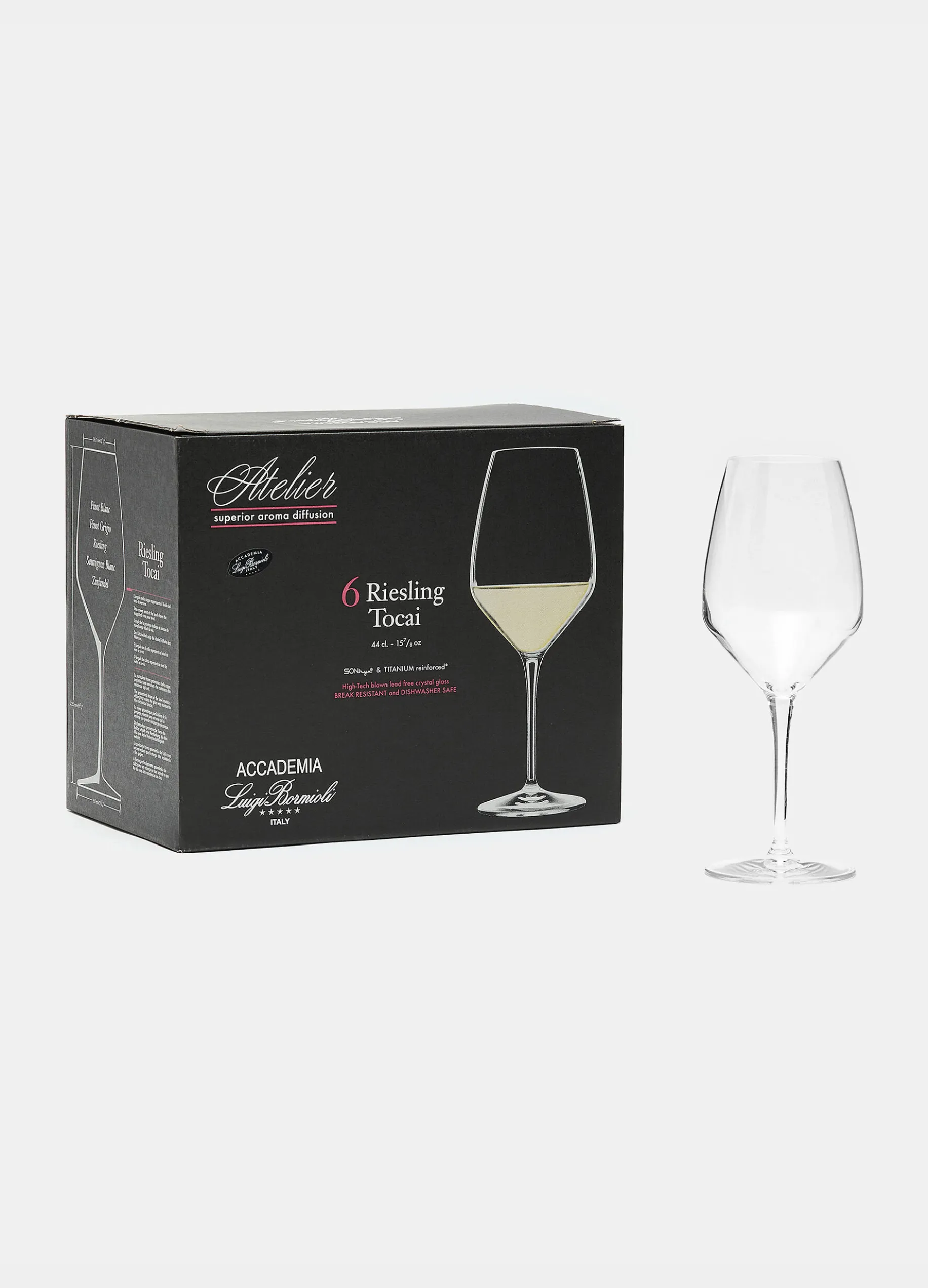 Set 6 calici da vino bianco