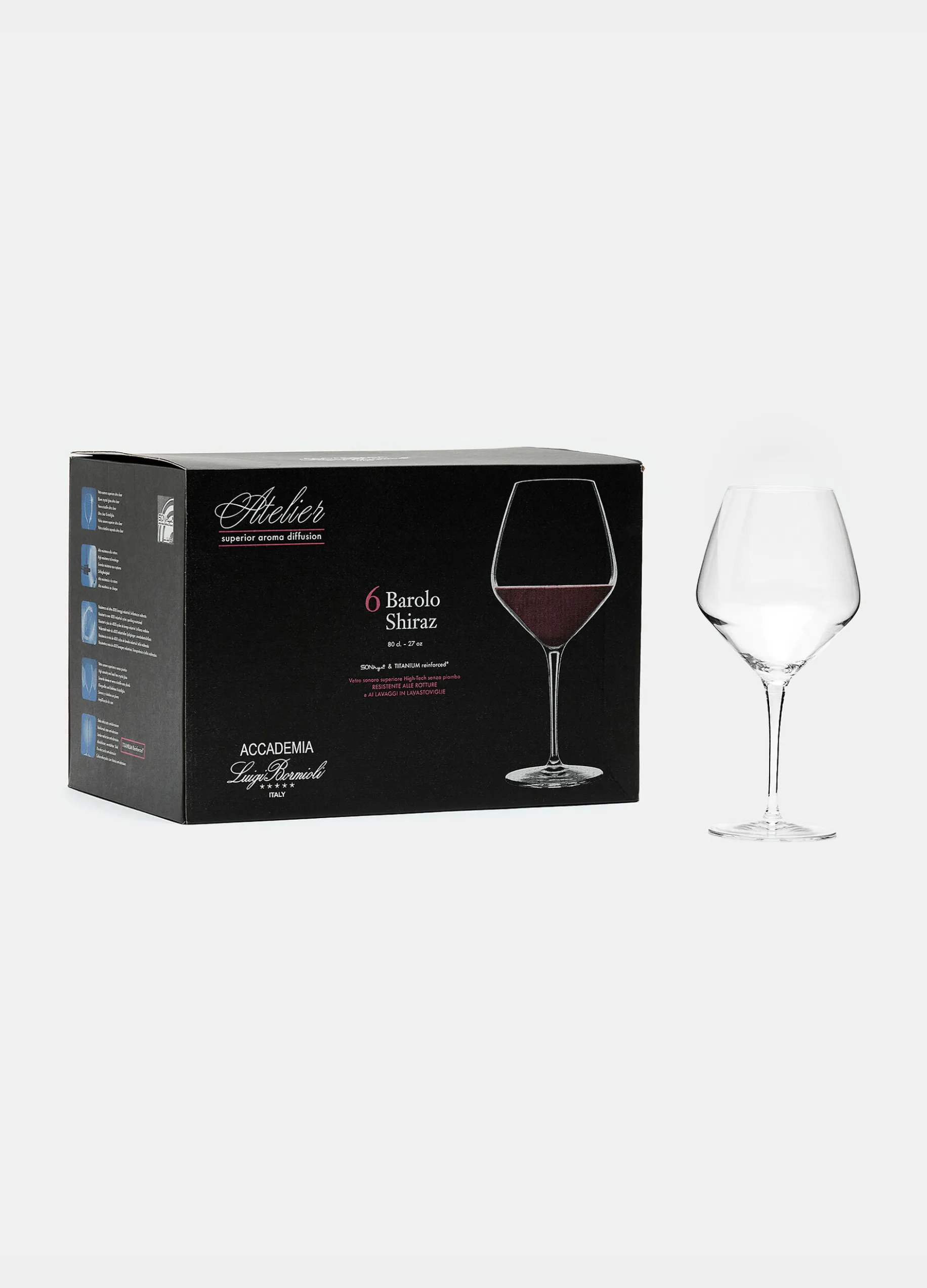 Set 6 calici da vino rosso