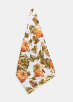 Strofinaccio con stampa zucche