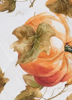 Strofinaccio con stampa zucche