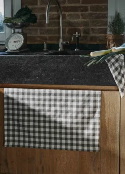 Strofinaccio da cucina in cotone a quadretti