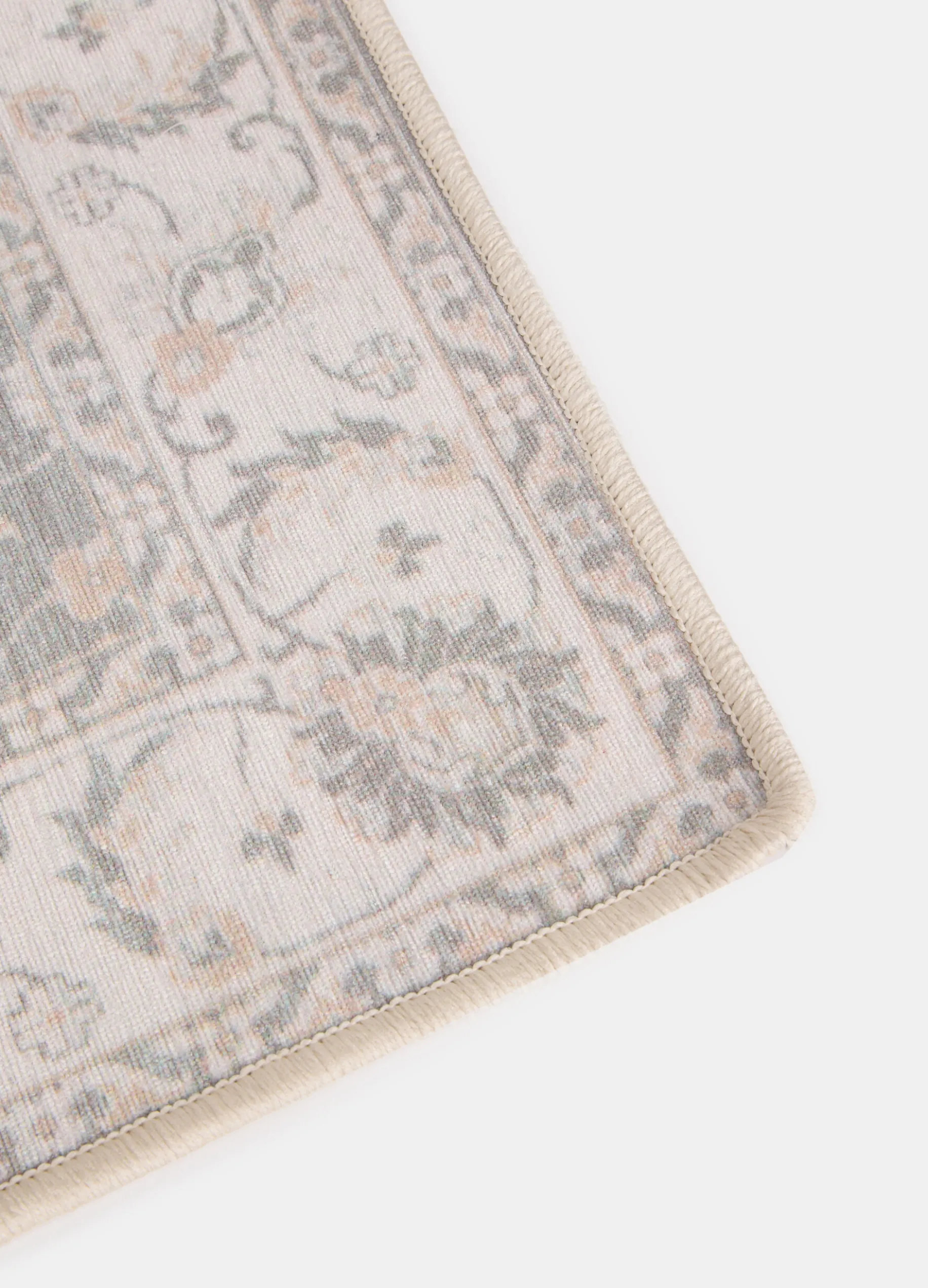 Tappetino bagno grande con stampa effetto vintage