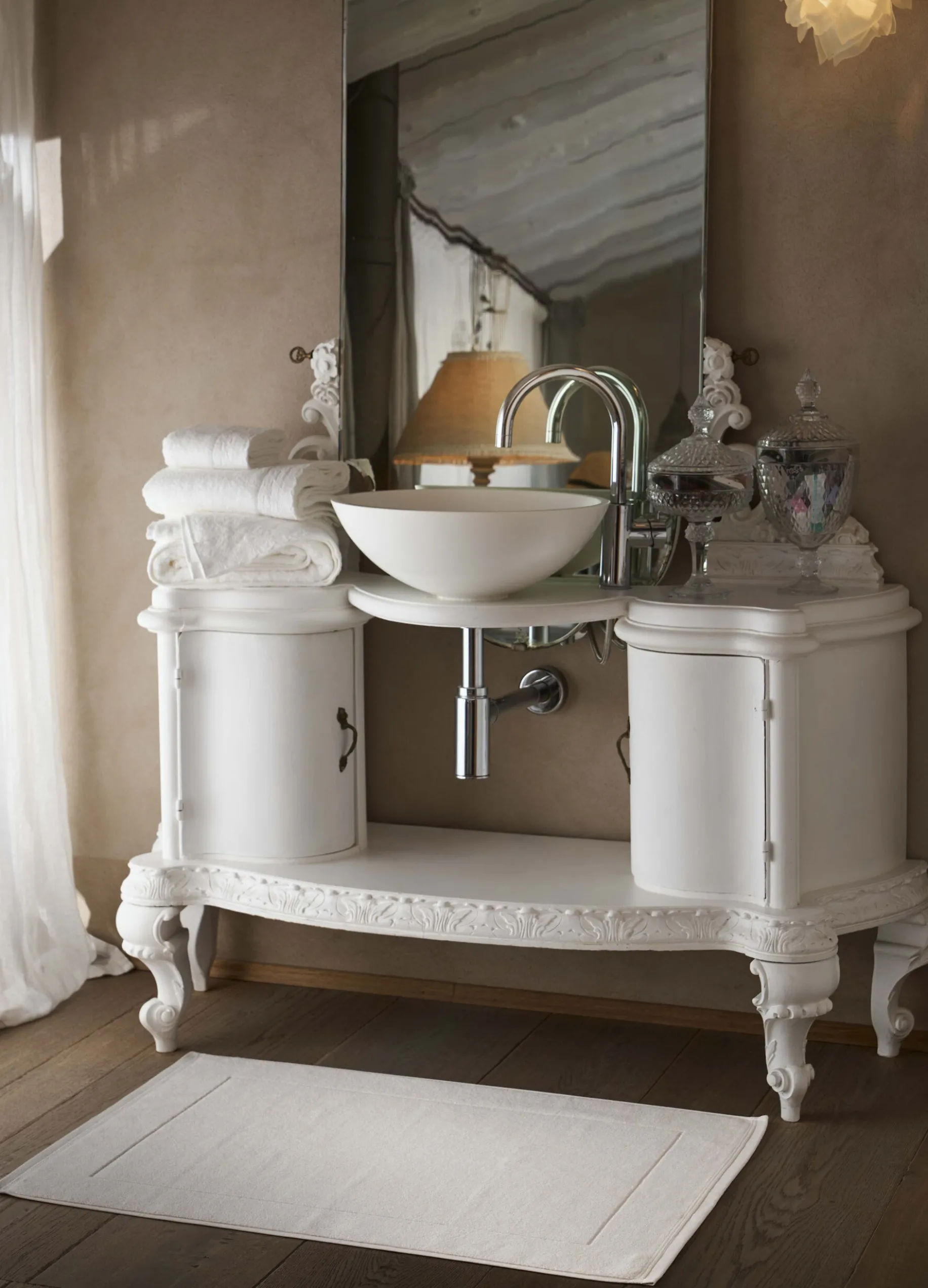 Tappeto bagno in puro cotone Made in Portogallo