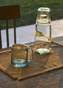 Tazza in vetro riciclato