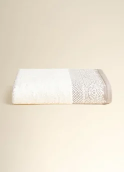 Telo da bagno con ricamo Made in Portugal