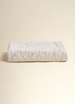 Telo da bagno in puro cotone jacquard Made in Portugal