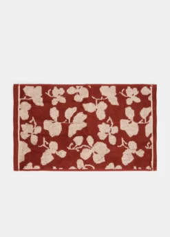 Telo doccia in spugna effetto jacquard