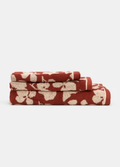 Telo doccia in spugna effetto jacquard