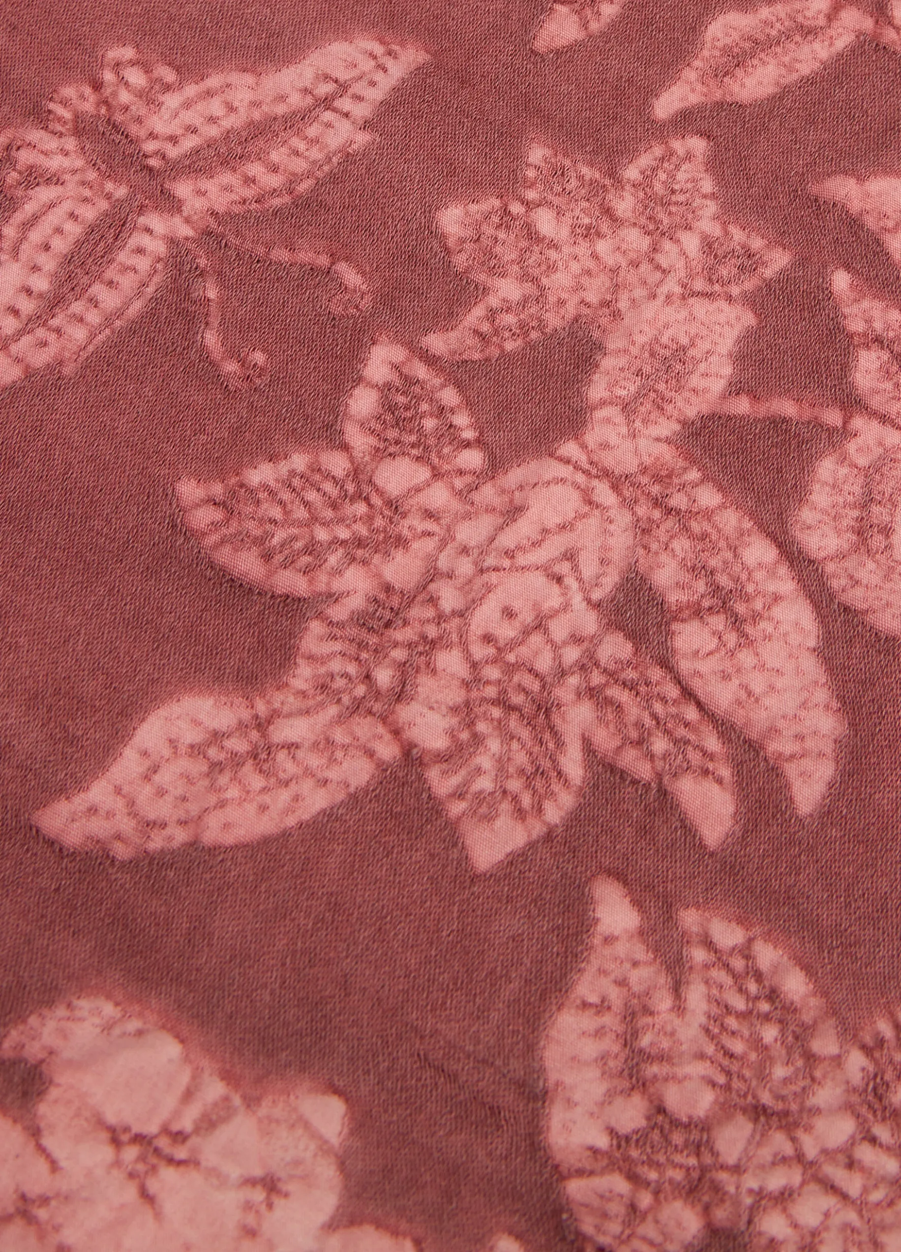 Tovaglia 6 posti in cotone lavato con stampa jacquard