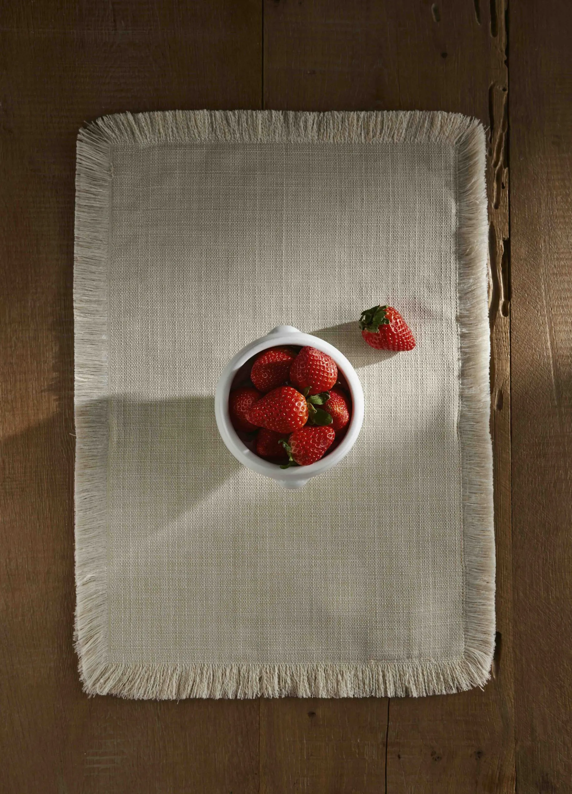 Tovaglietta antimacchia con frange