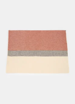 Tovaglietta in cotone bicolore