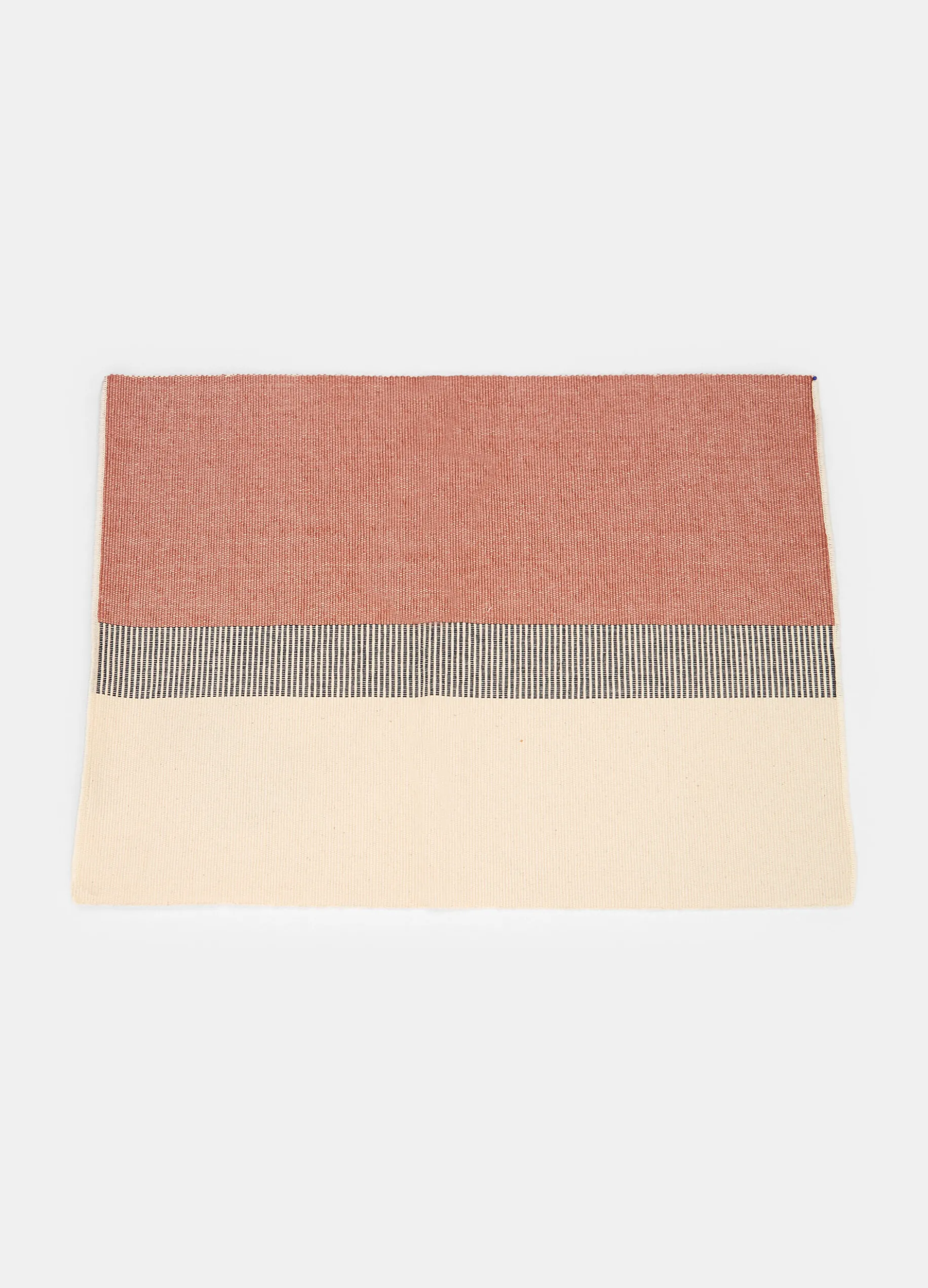 Tovaglietta in cotone bicolore