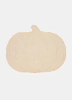 Tovaglietta zucca in cotone lavato