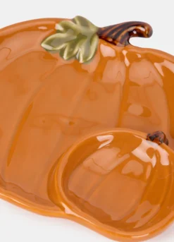 Vassoio antipasti a forma di zucca in ceramica